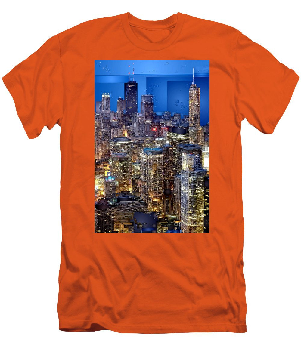 T-shirt pour homme (coupe ajustée) - Chicago, Illinois