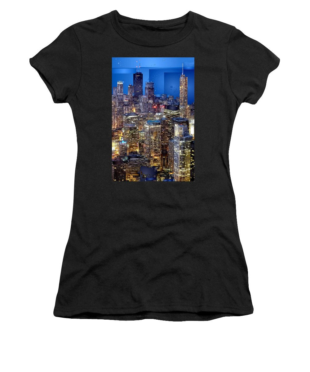 T-shirt pour femme (coupe junior) - Chicago, Illinois