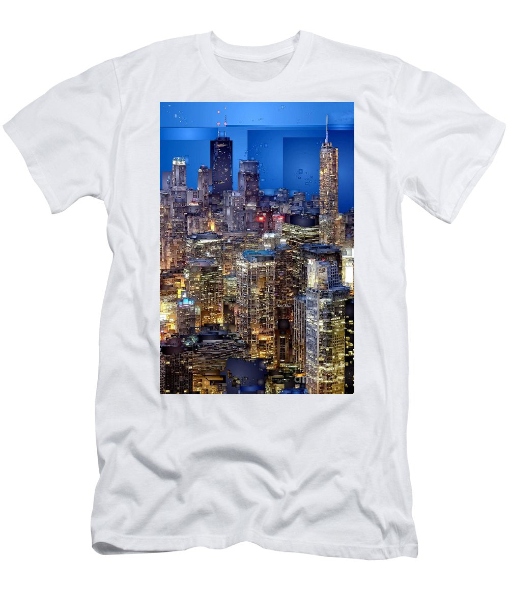 T-shirt pour homme (coupe ajustée) - Chicago, Illinois