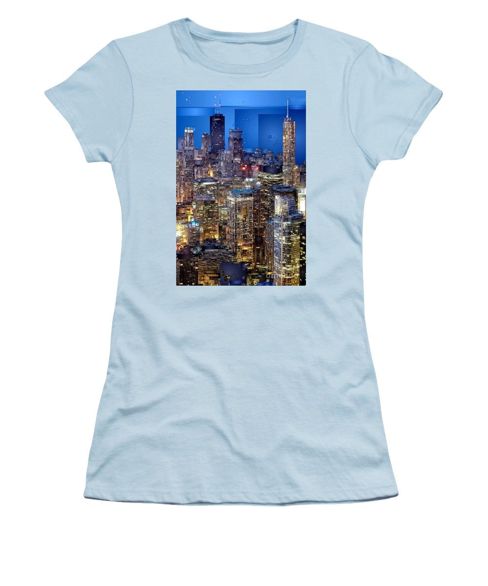 T-shirt pour femme (coupe junior) - Chicago, Illinois