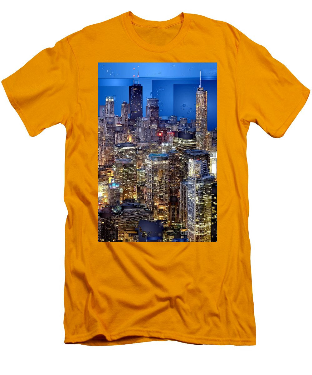 T-shirt pour homme (coupe ajustée) - Chicago, Illinois