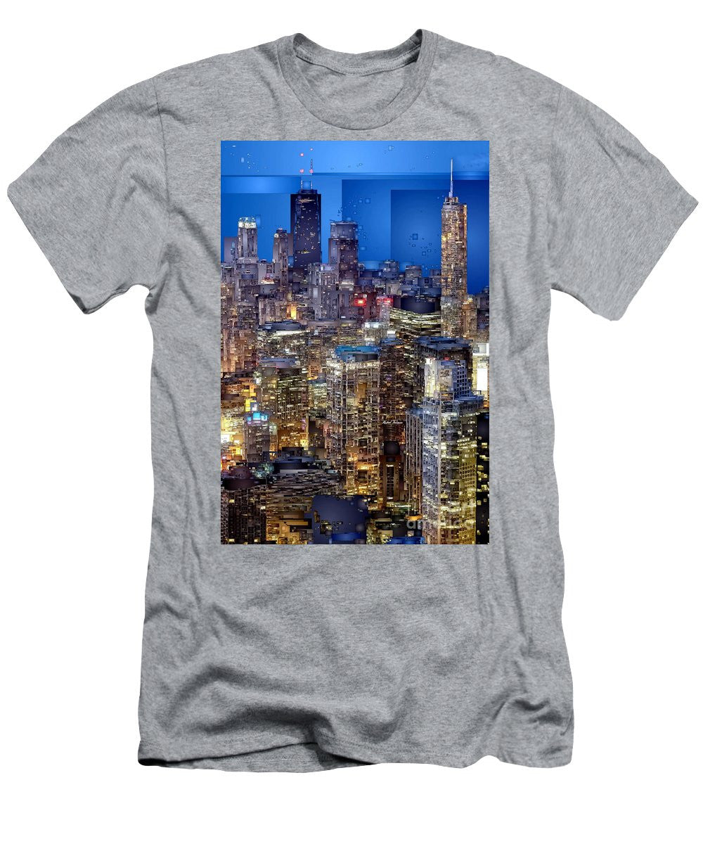 T-shirt pour homme (coupe ajustée) - Chicago, Illinois