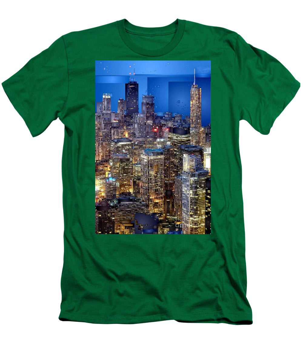 T-shirt pour homme (coupe ajustée) - Chicago, Illinois