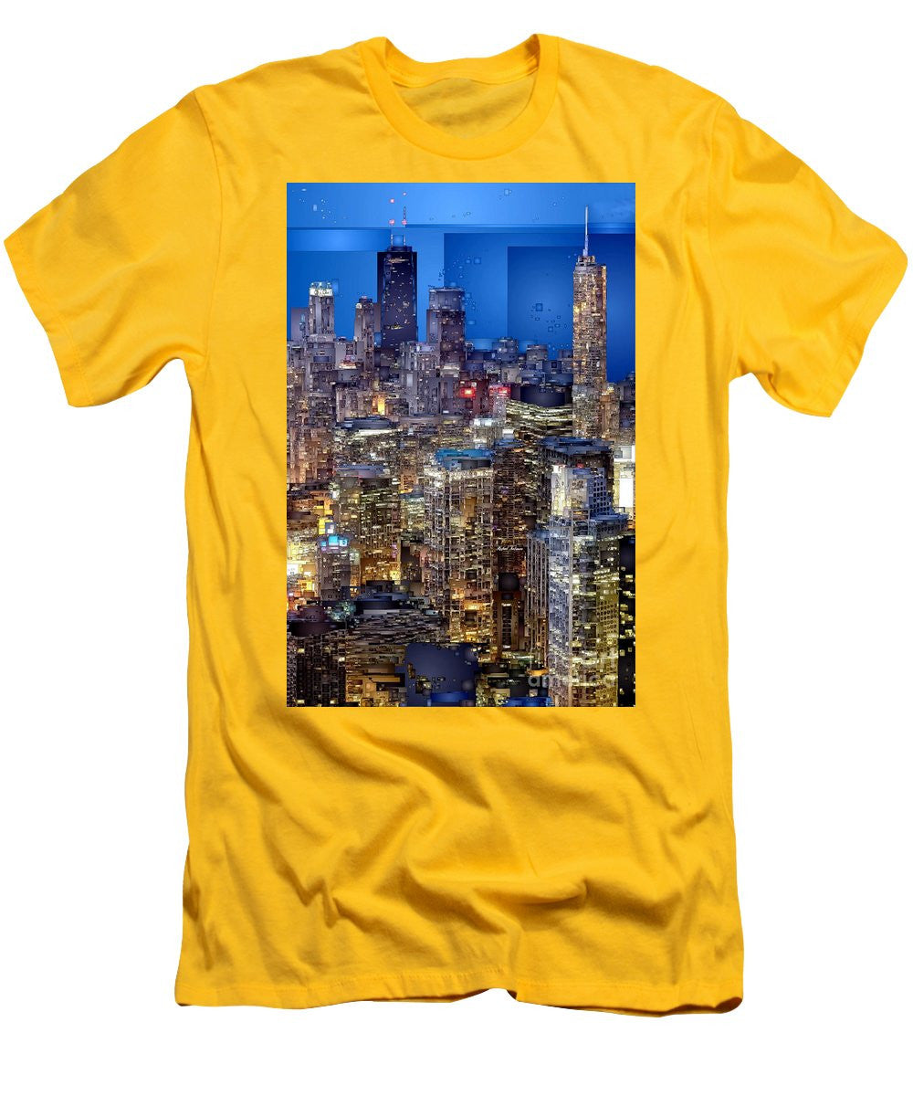 T-shirt pour homme (coupe ajustée) - Chicago, Illinois