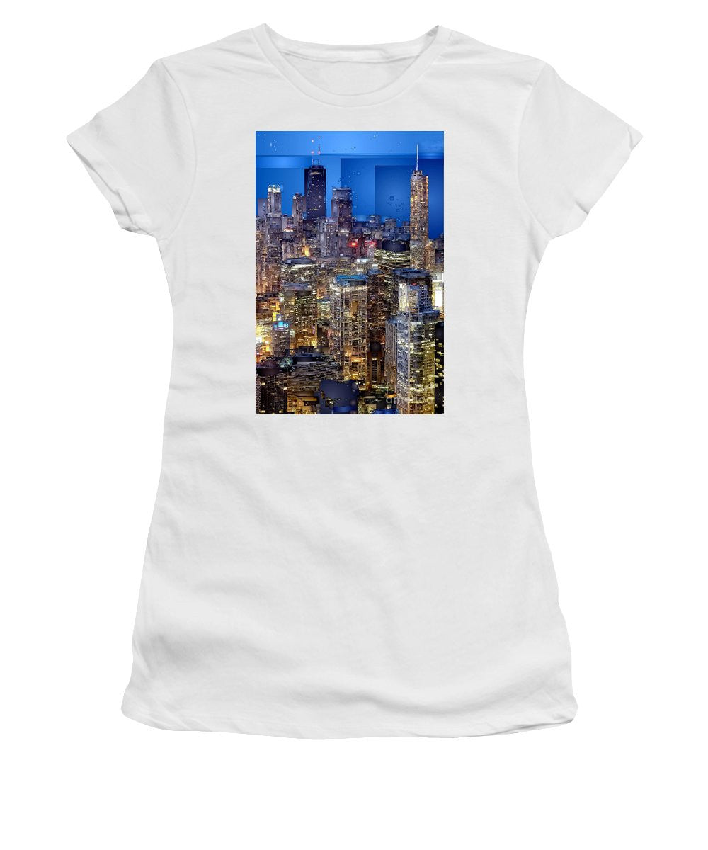 T-shirt pour femme (coupe junior) - Chicago, Illinois