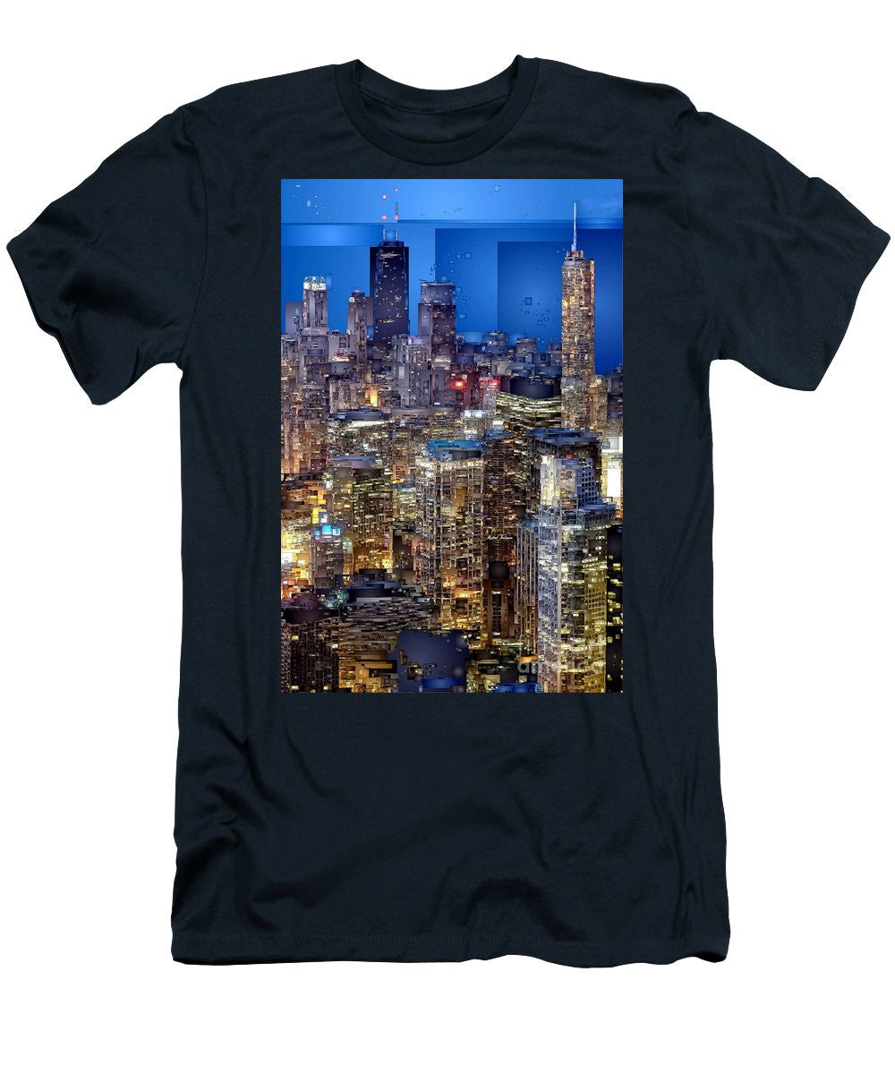 T-shirt pour homme (coupe ajustée) - Chicago, Illinois