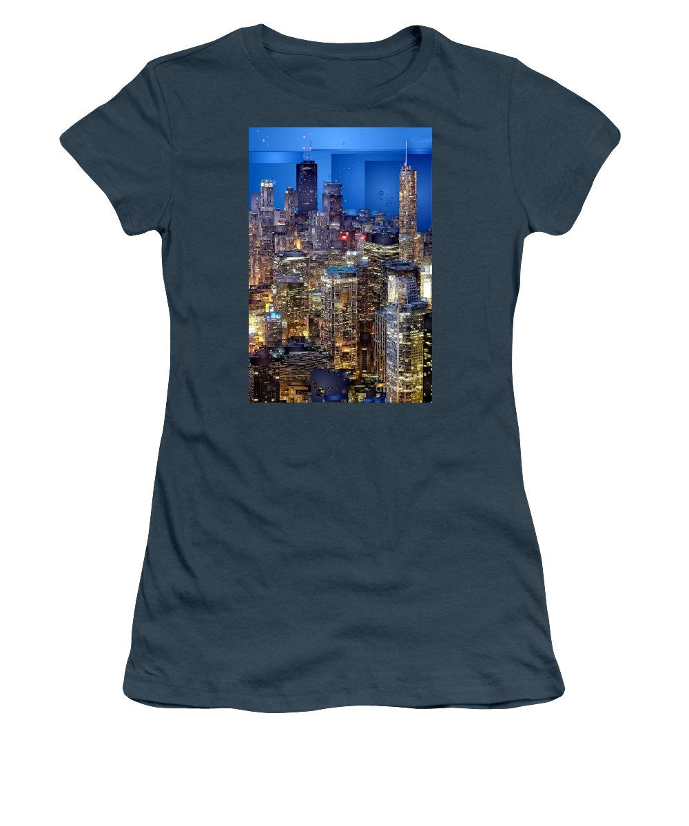 T-shirt pour femme (coupe junior) - Chicago, Illinois