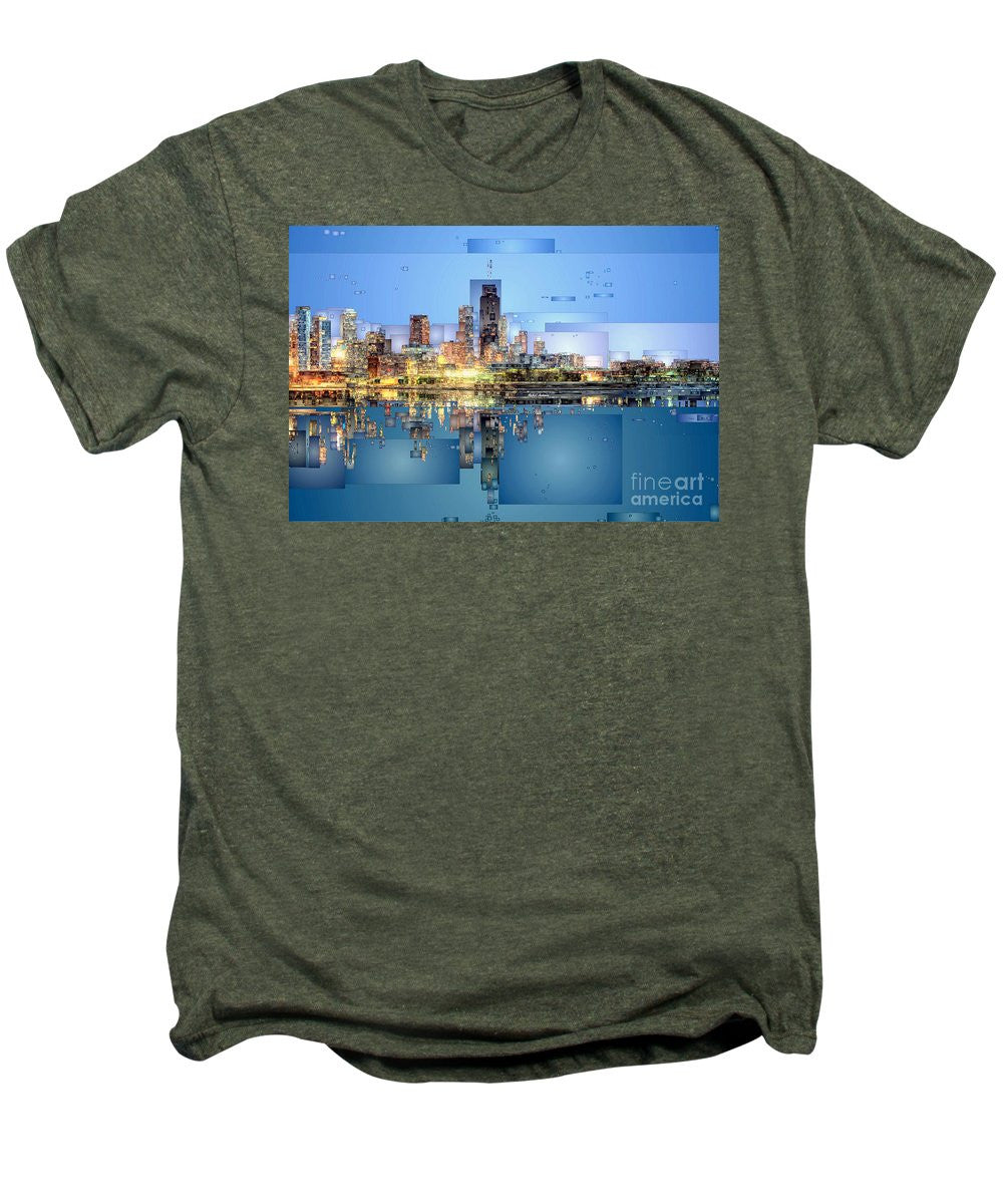 Men's Premium T-Shirt - Chicago Lake Michigan