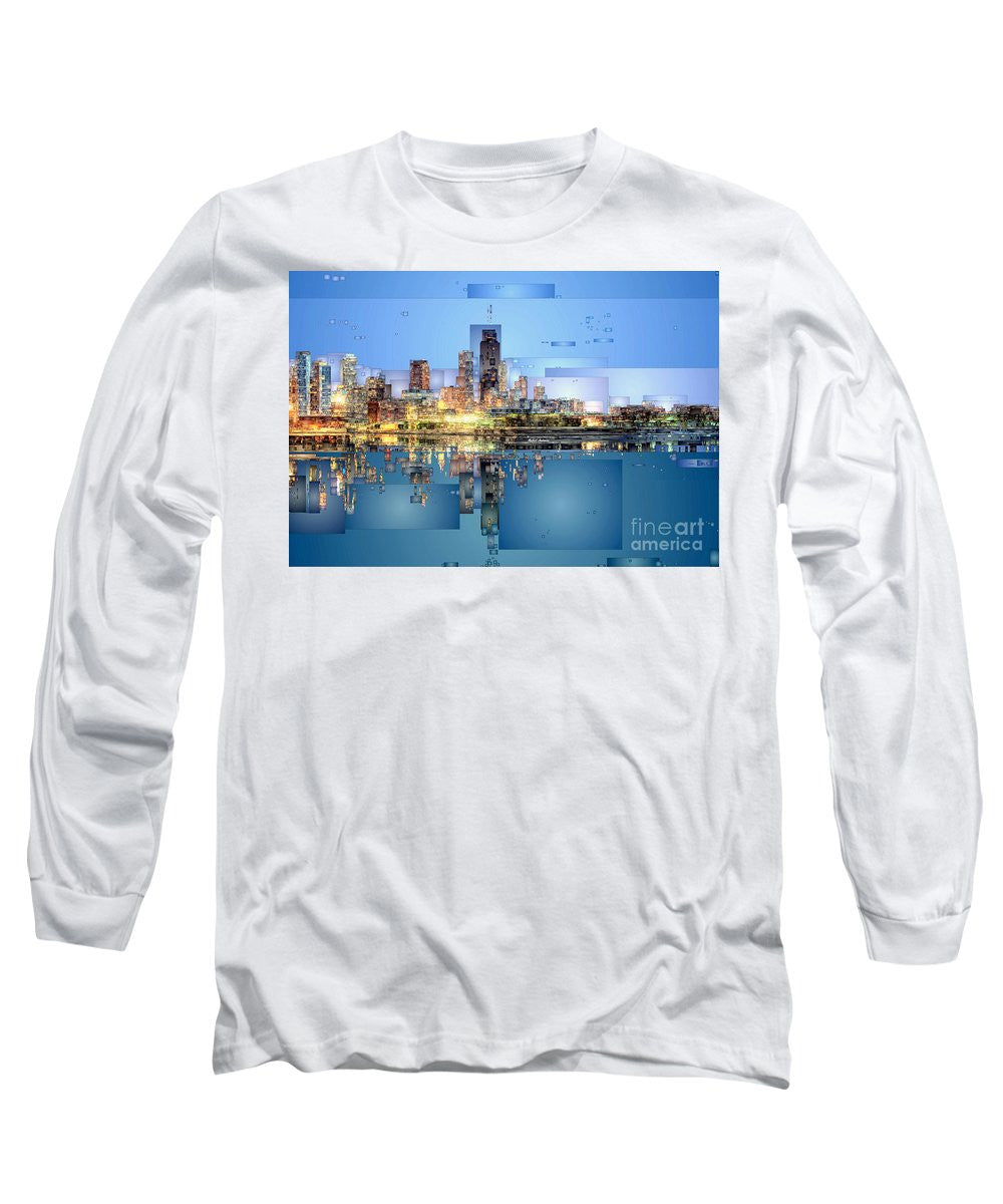 Long Sleeve T-Shirt - Chicago Lake Michigan