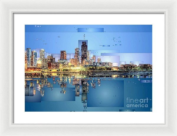 Framed Print - Chicago Lake Michigan