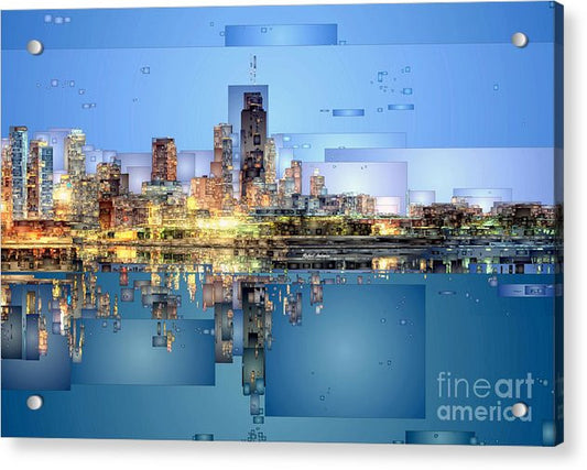 Acrylic Print - Chicago Lake Michigan