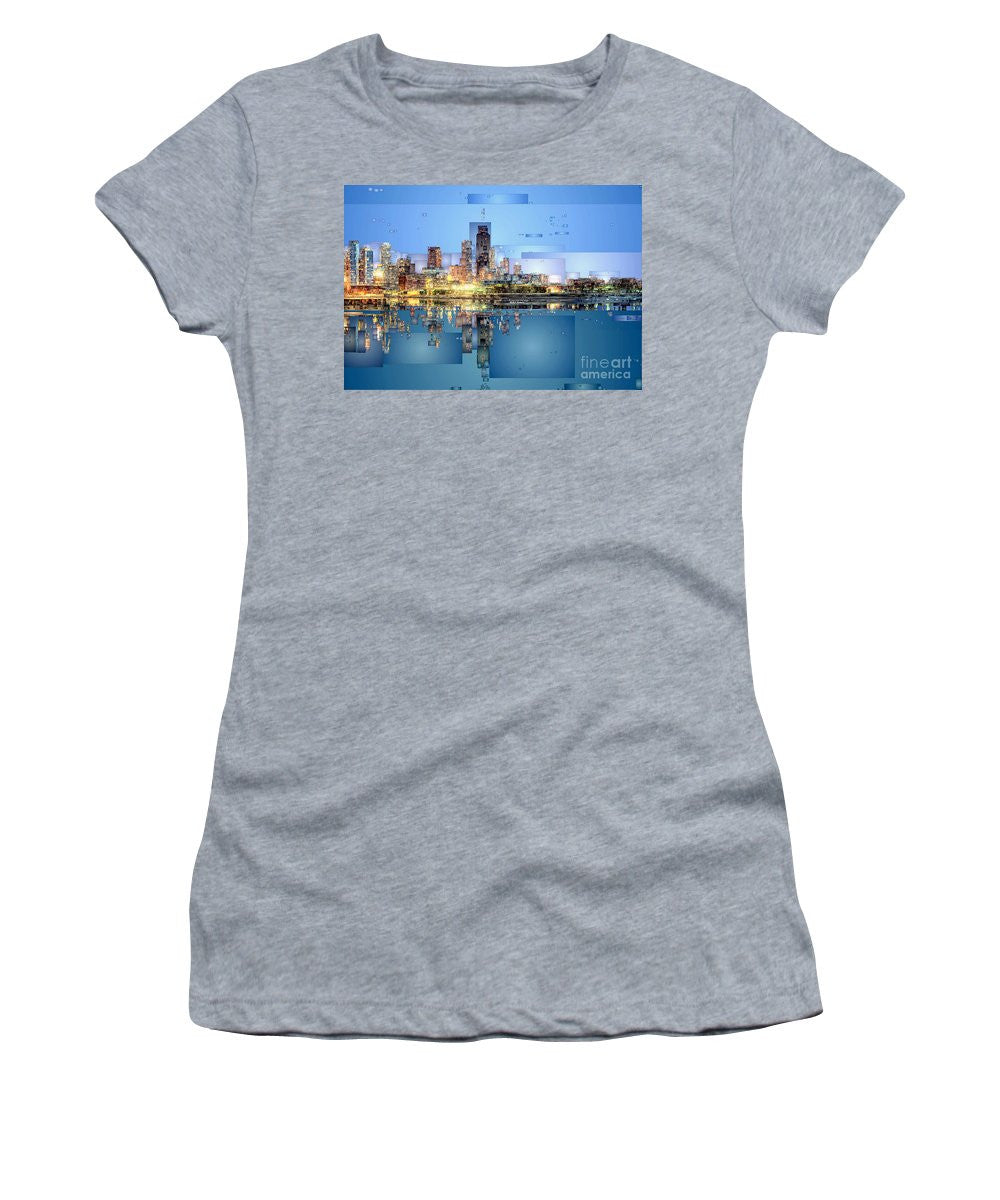Women's T-Shirt (Junior Cut) - Chicago Lake Michigan