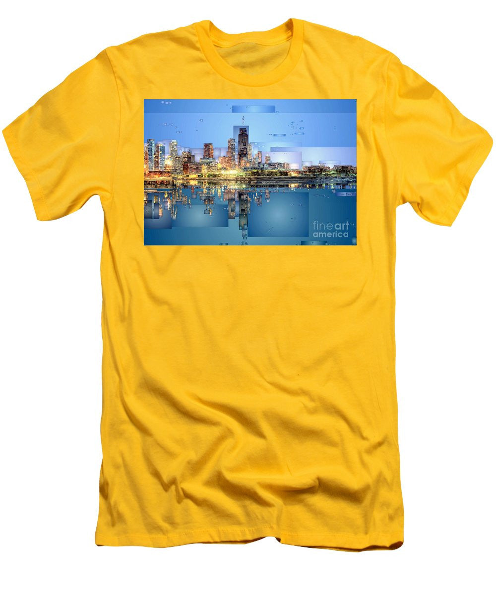 Men's T-Shirt (Slim Fit) - Chicago Lake Michigan