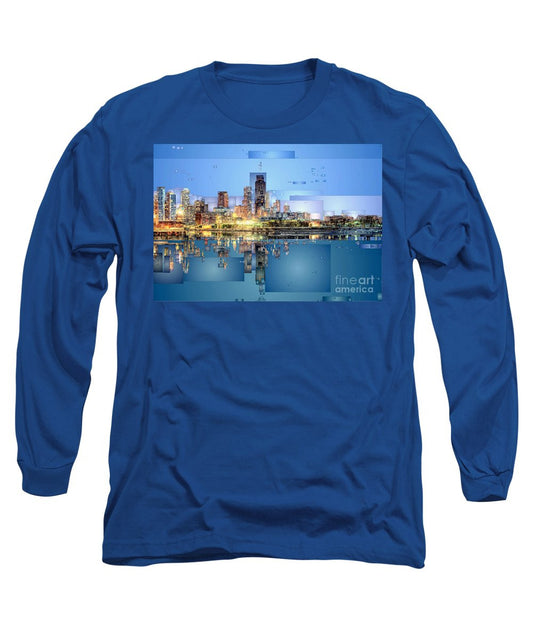 Long Sleeve T-Shirt - Chicago Lake Michigan