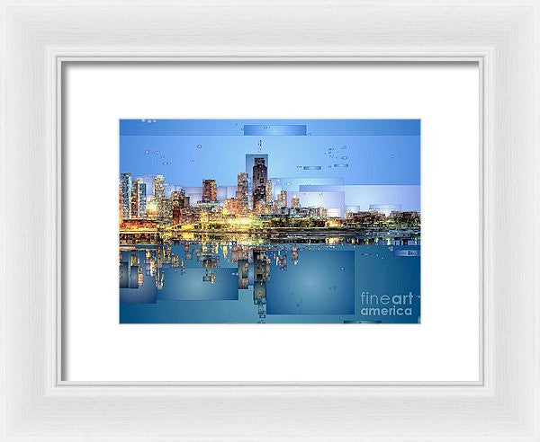 Framed Print - Chicago Lake Michigan