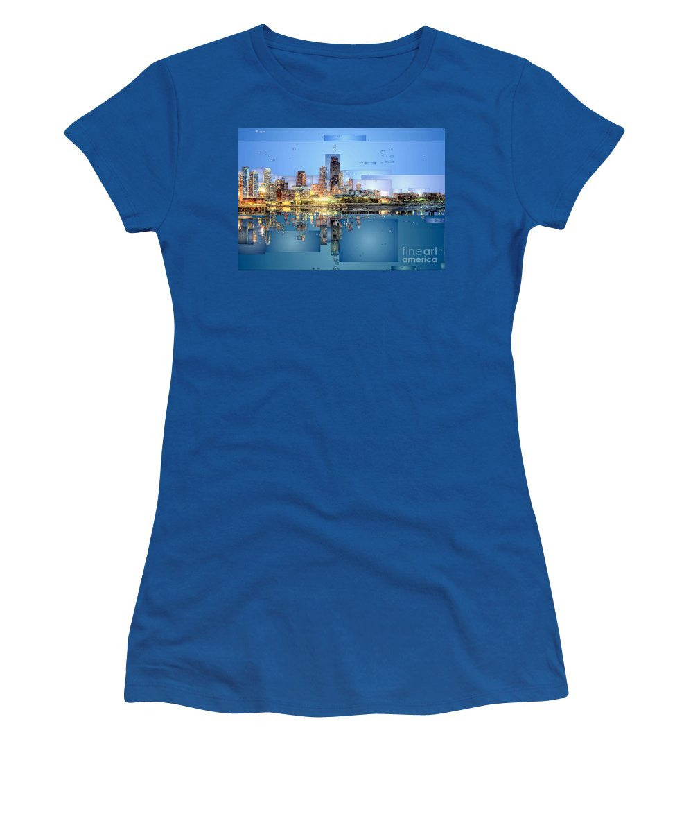 Women's T-Shirt (Junior Cut) - Chicago Lake Michigan