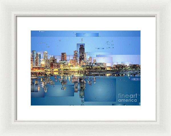 Framed Print - Chicago Lake Michigan