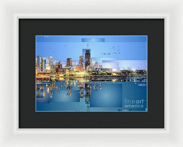 Framed Print - Chicago Lake Michigan