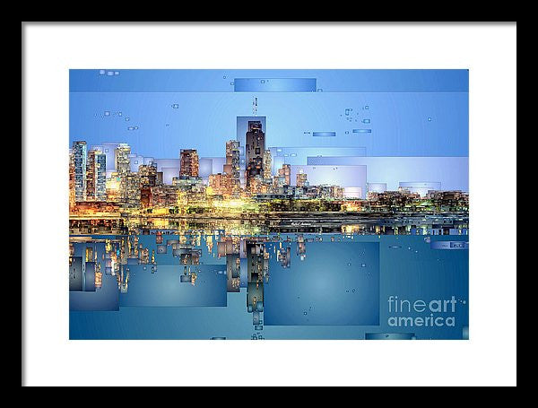 Framed Print - Chicago Lake Michigan