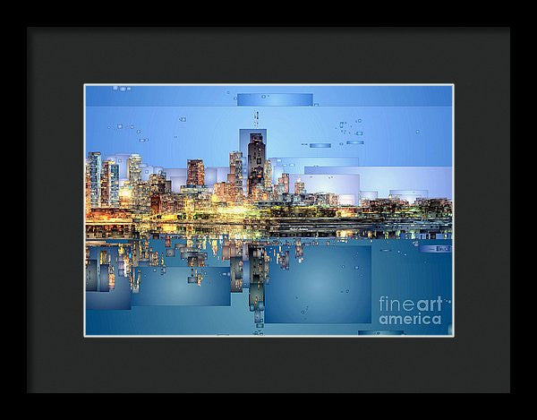 Framed Print - Chicago Lake Michigan