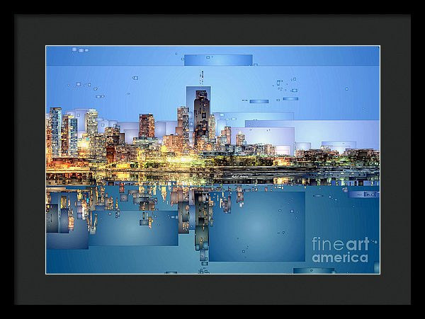 Framed Print - Chicago Lake Michigan