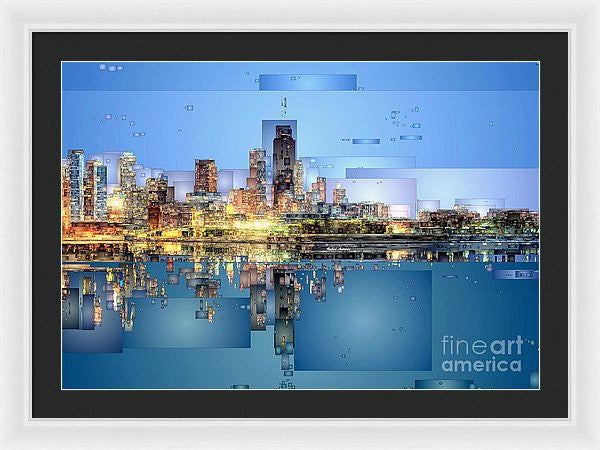 Framed Print - Chicago Lake Michigan