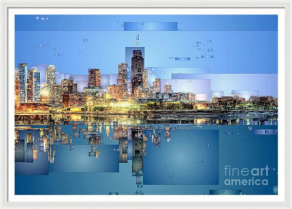 Framed Print - Chicago Lake Michigan