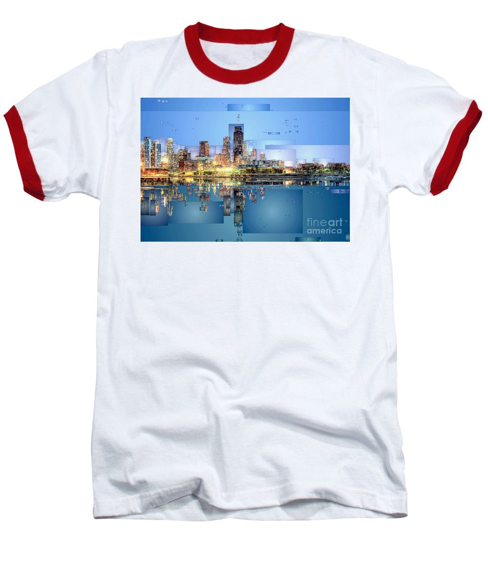 Baseball T-Shirt - Chicago Lake Michigan