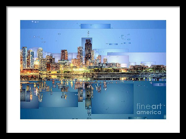 Framed Print - Chicago Lake Michigan