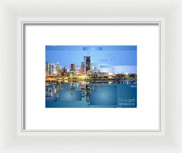 Framed Print - Chicago Lake Michigan