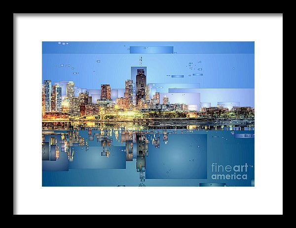 Framed Print - Chicago Lake Michigan