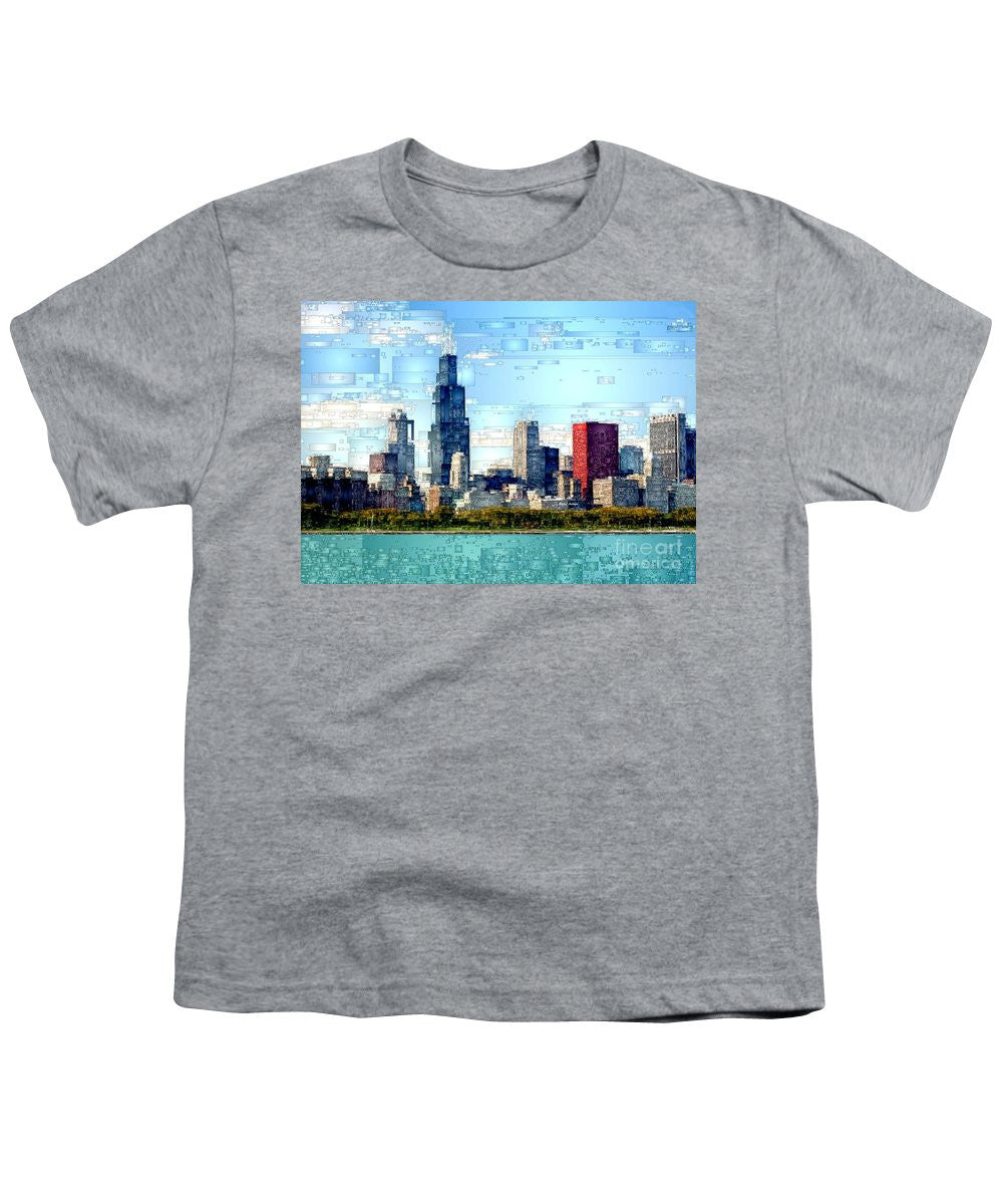 Youth T-Shirt - Chicago Skyline