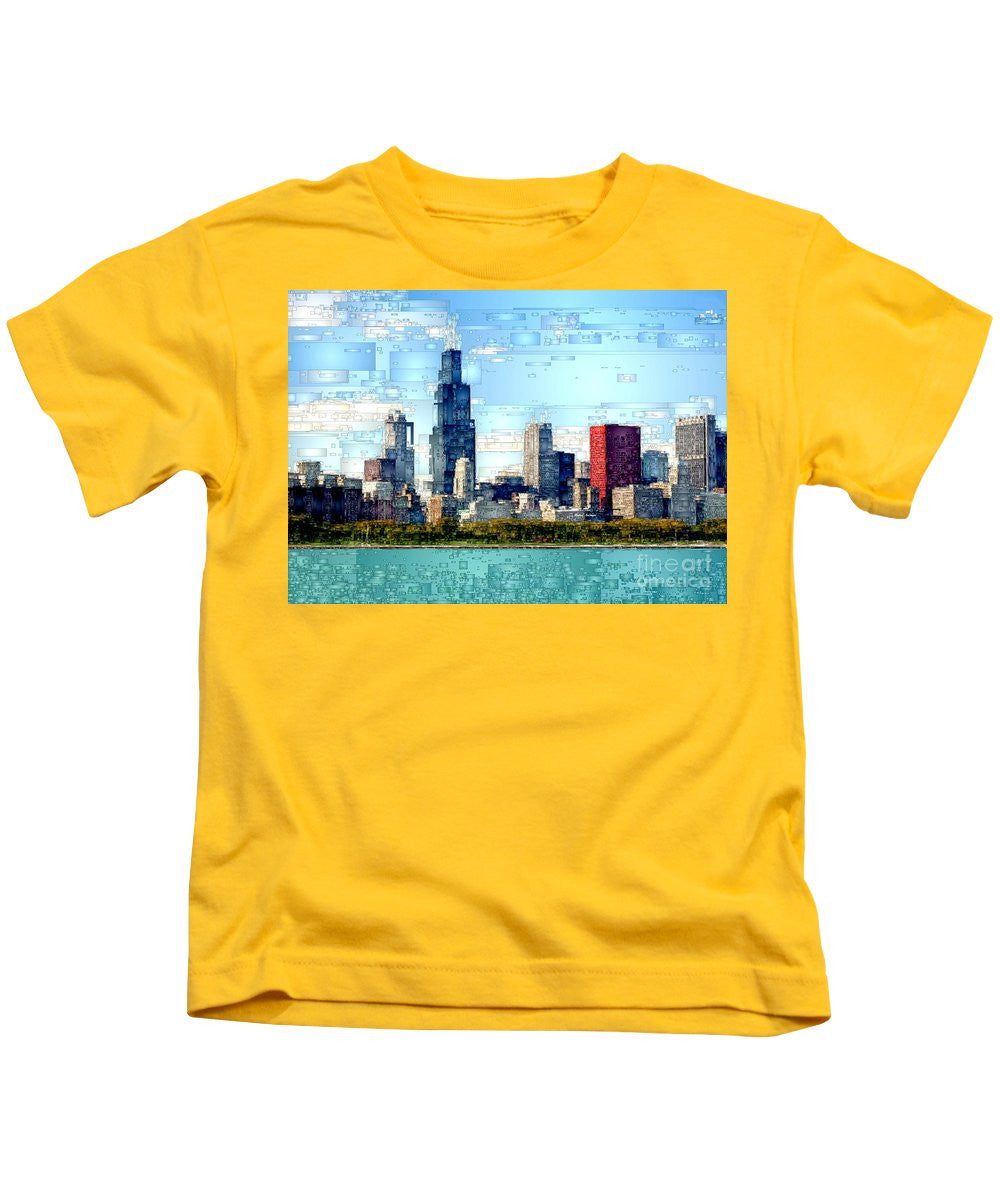 Kids T-Shirt - Chicago Skyline