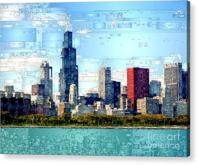 Acrylic Print - Chicago Skyline