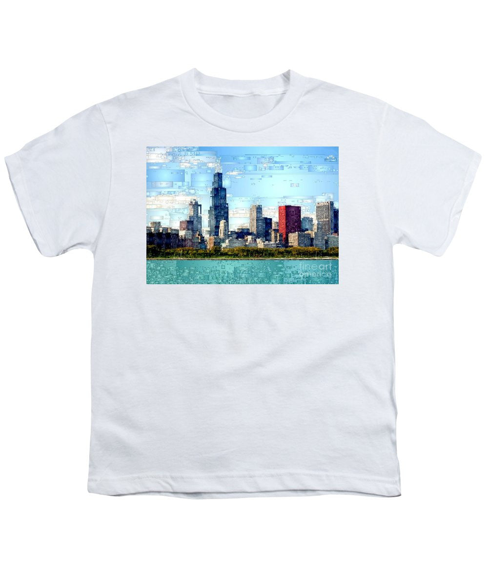 Youth T-Shirt - Chicago Skyline