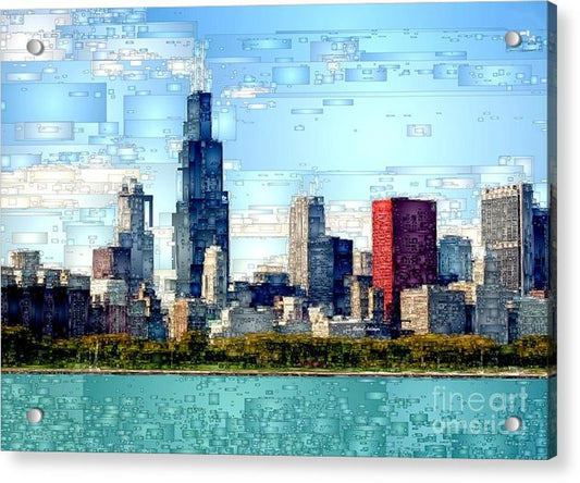 Acrylic Print - Chicago Skyline