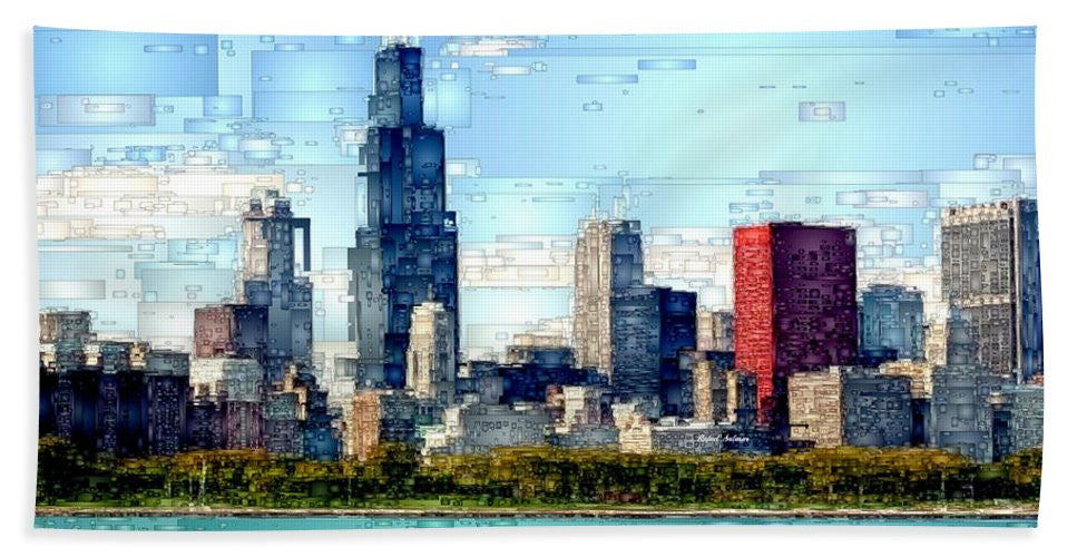 Towel - Chicago Skyline
