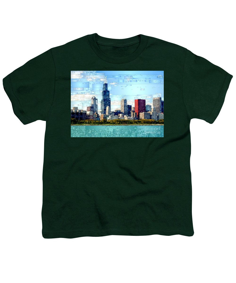 Youth T-Shirt - Chicago Skyline