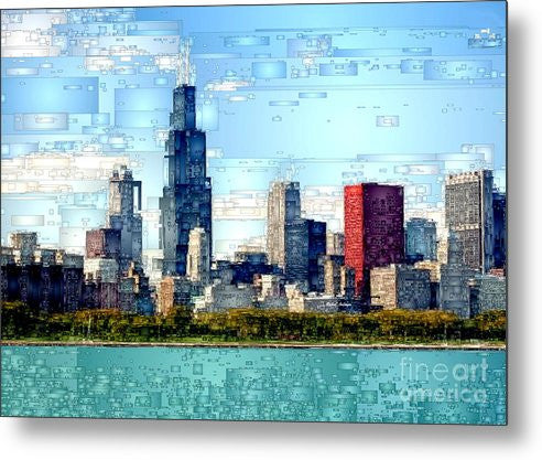 Metal Print - Chicago Skyline