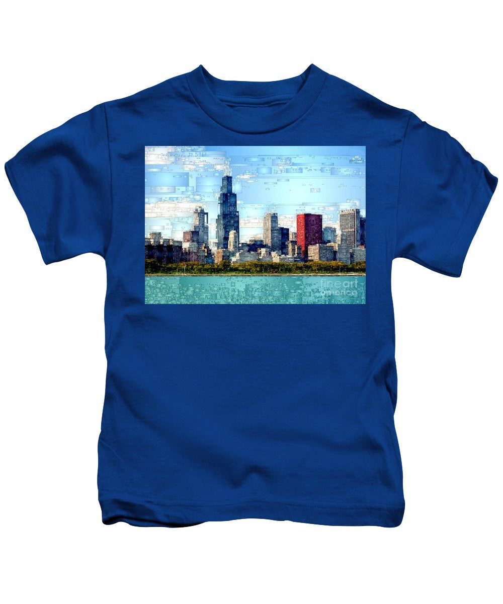 Kids T-Shirt - Chicago Skyline