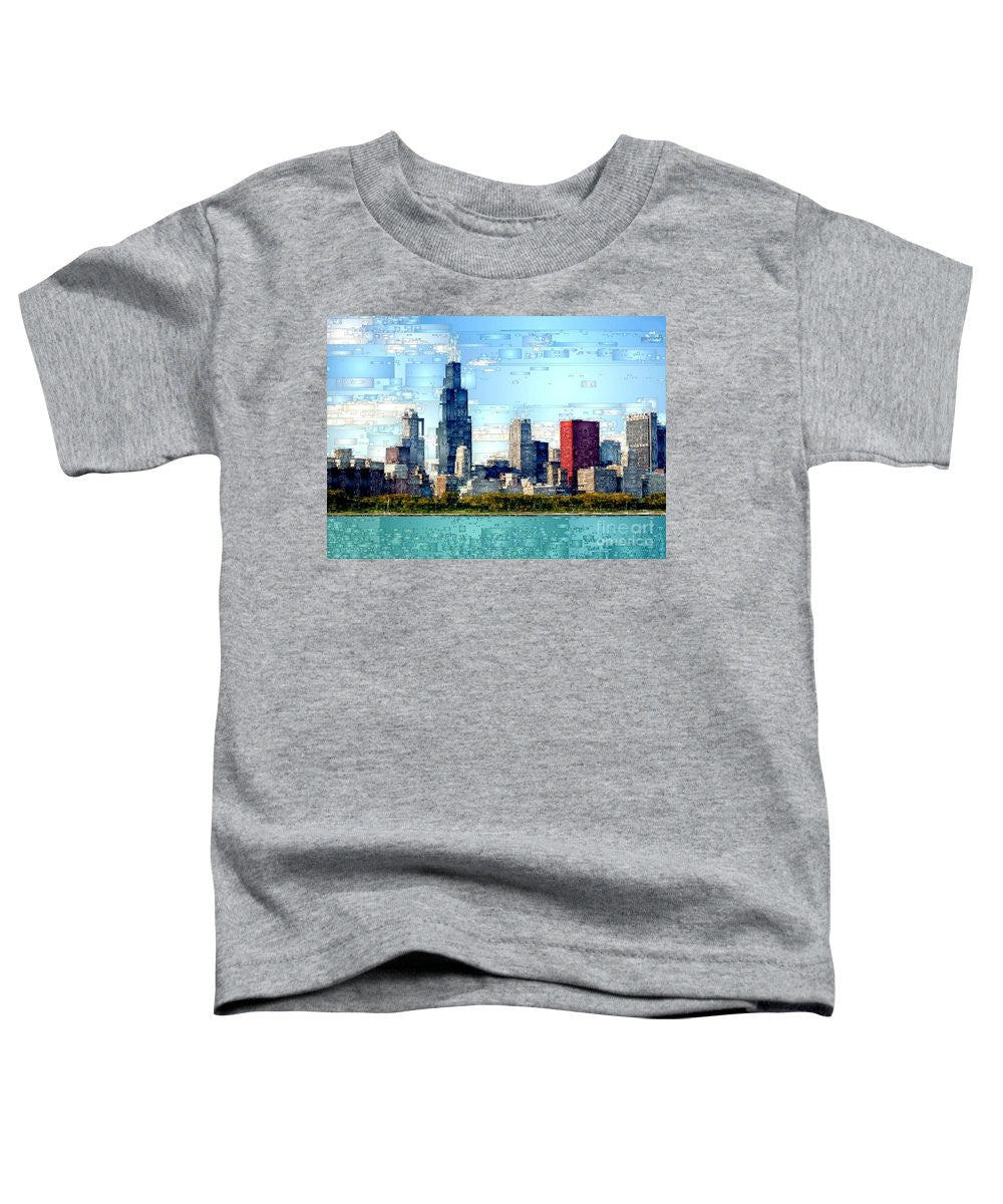 Toddler T-Shirt - Chicago Skyline