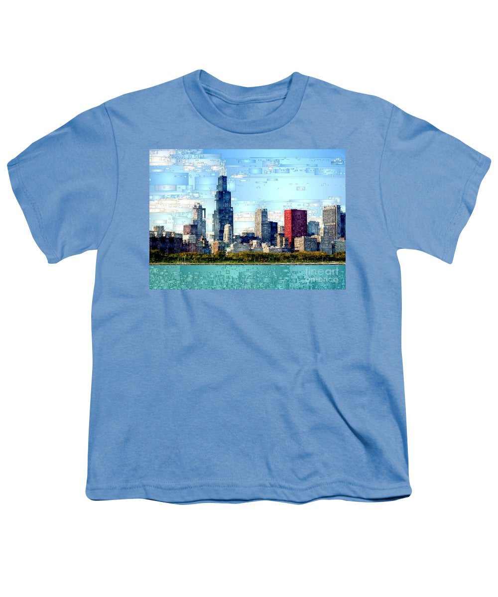 Youth T-Shirt - Chicago Skyline