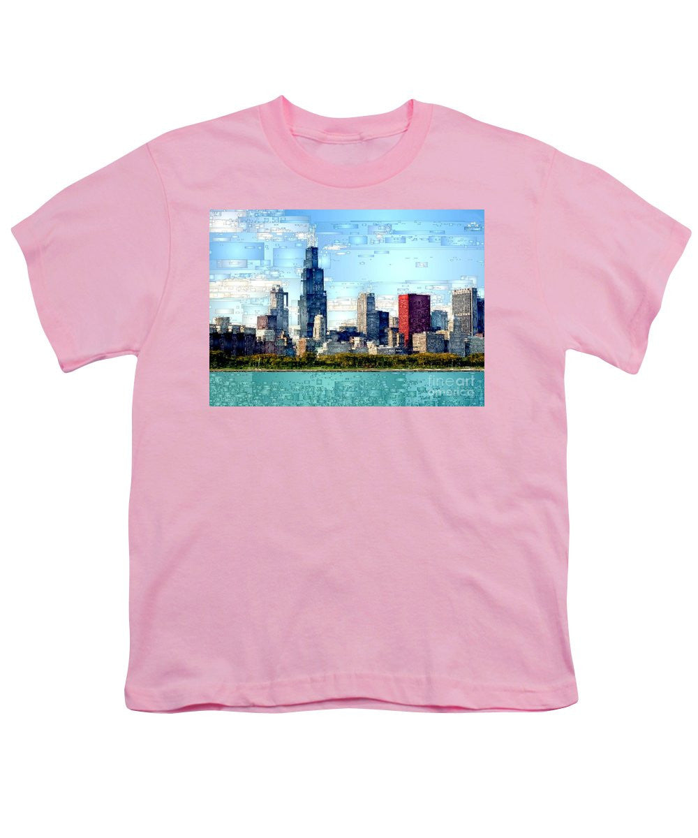 Youth T-Shirt - Chicago Skyline