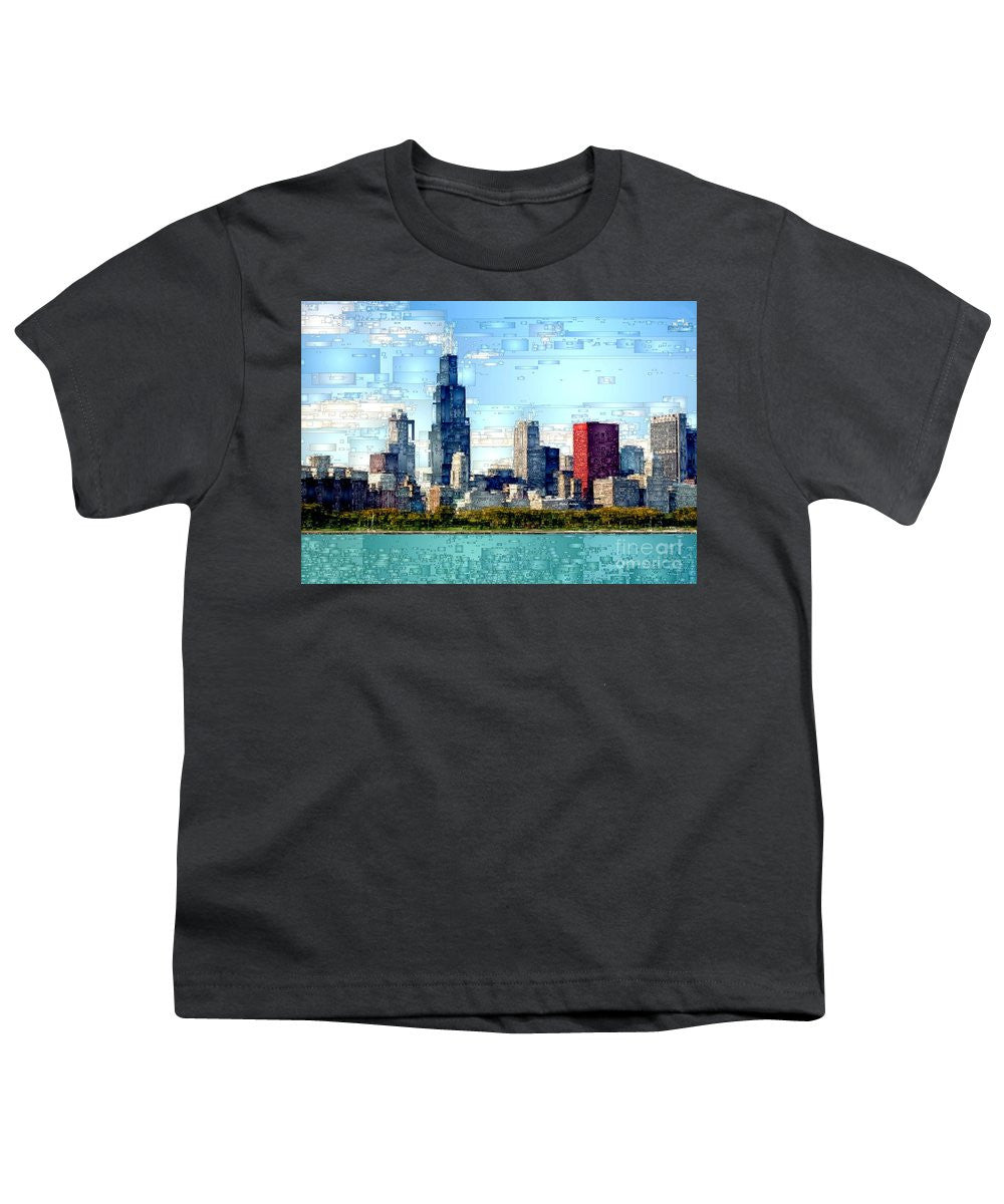 Youth T-Shirt - Chicago Skyline