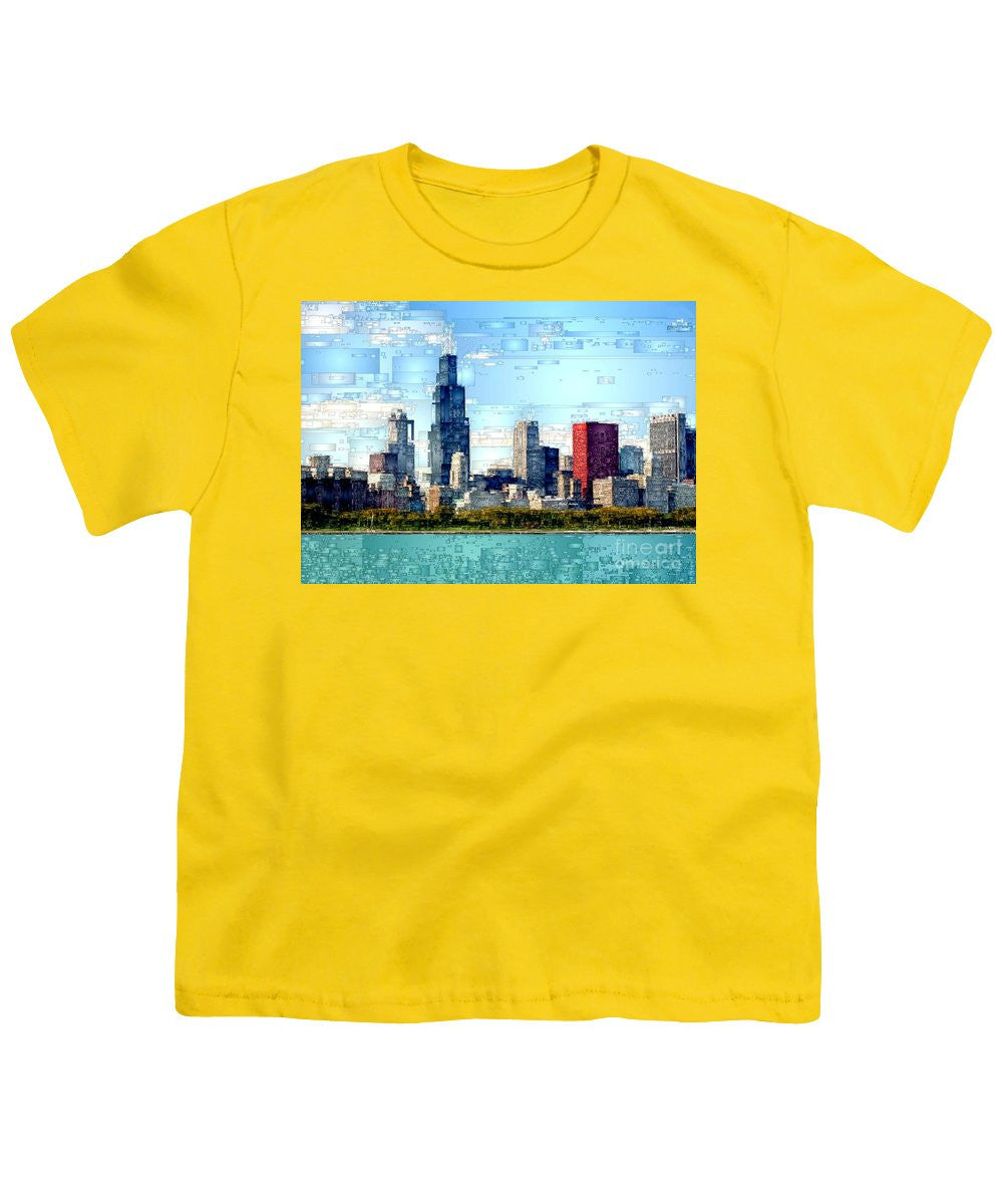 Youth T-Shirt - Chicago Skyline