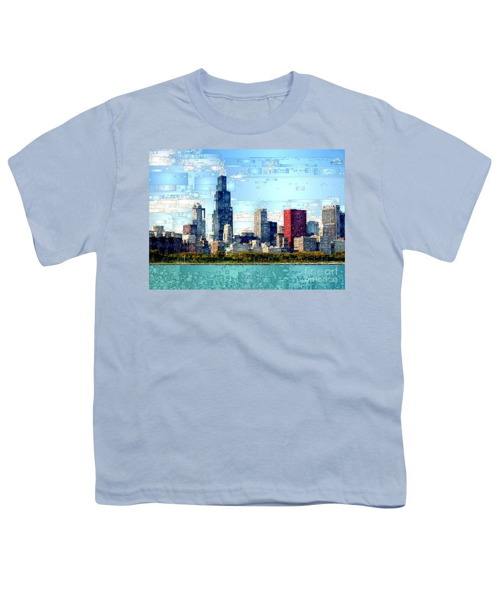 Youth T-Shirt - Chicago Skyline