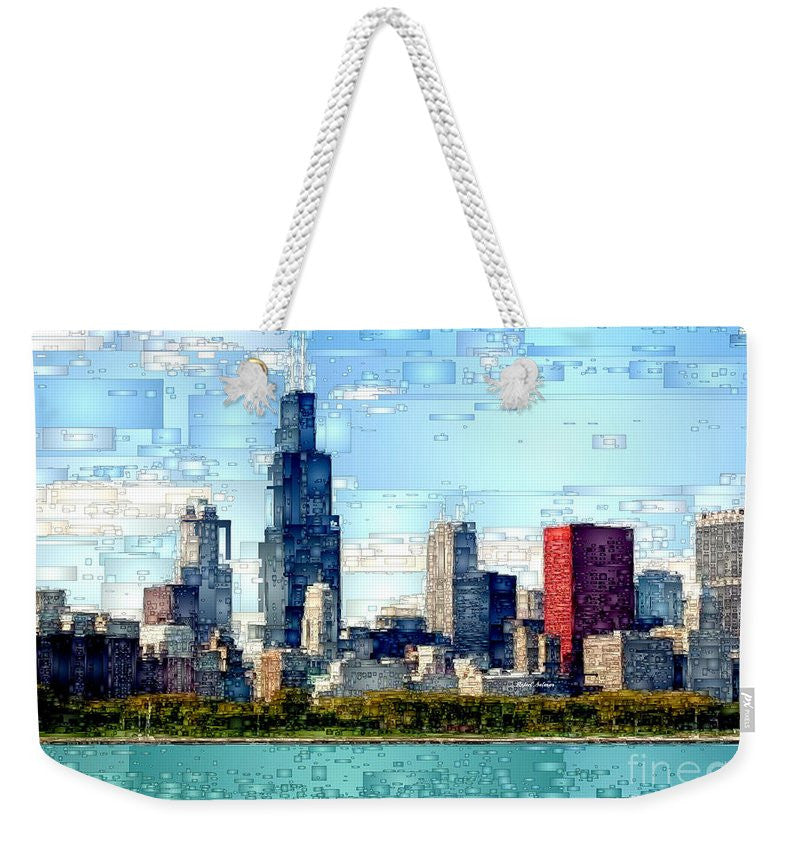 Weekender Tote Bag - Chicago Skyline