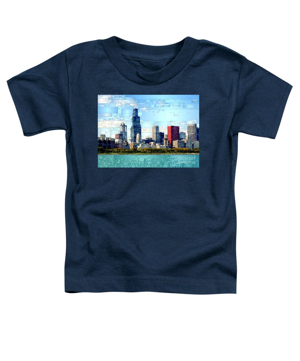 Toddler T-Shirt - Chicago Skyline