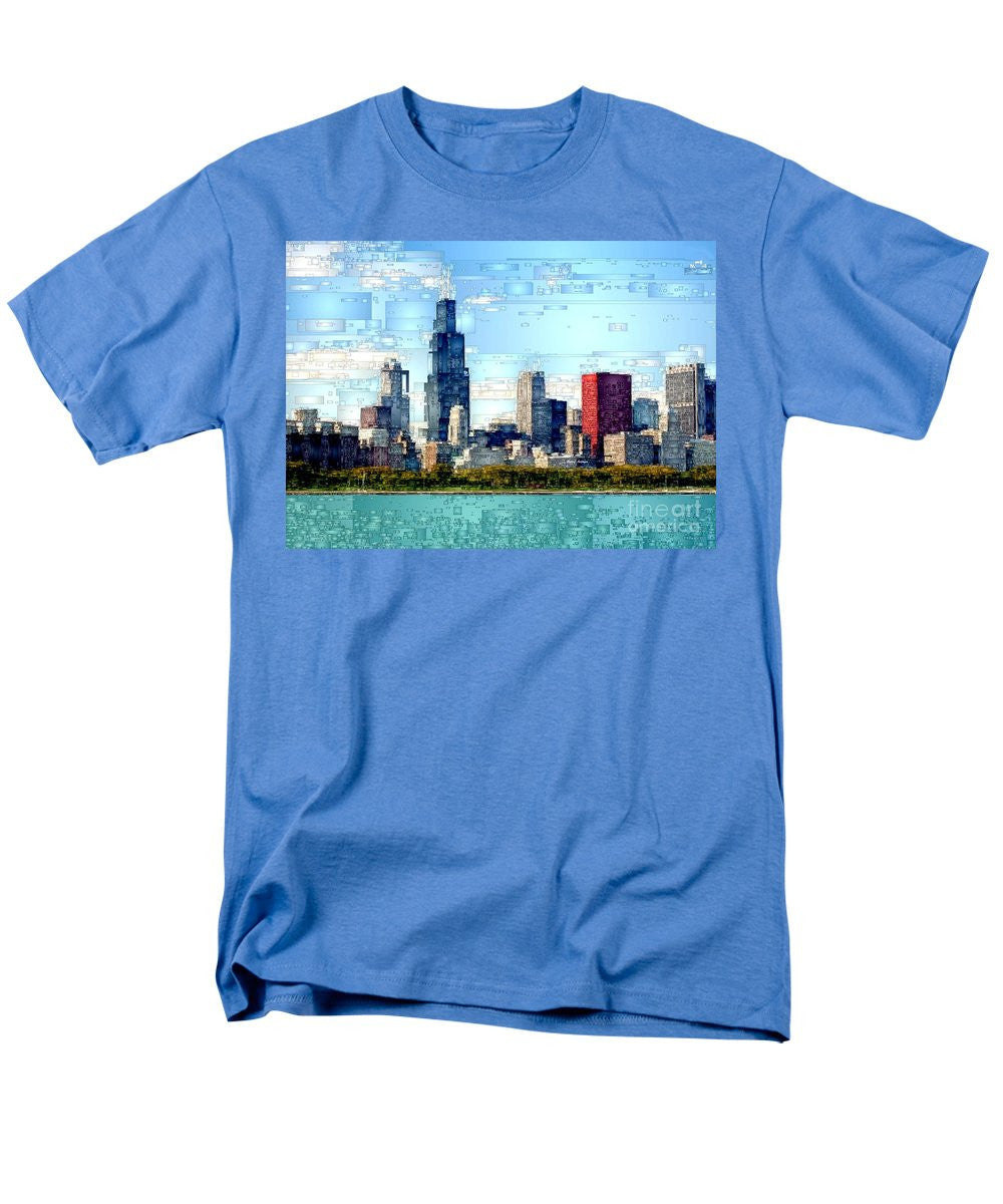 T-shirt pour homme (coupe standard) - Chicago Skyline