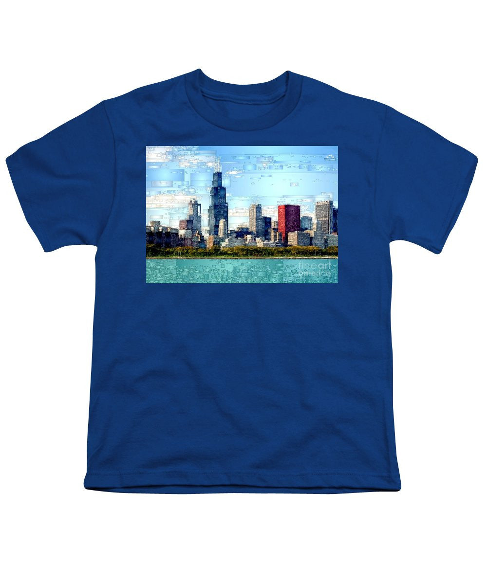 Youth T-Shirt - Chicago Skyline